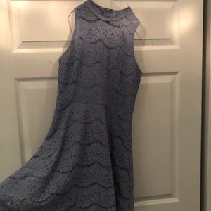 Francescas blue lace dress